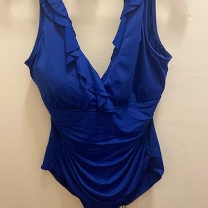 Lauren Ralph Lauren blue one piece swimsuit 💙